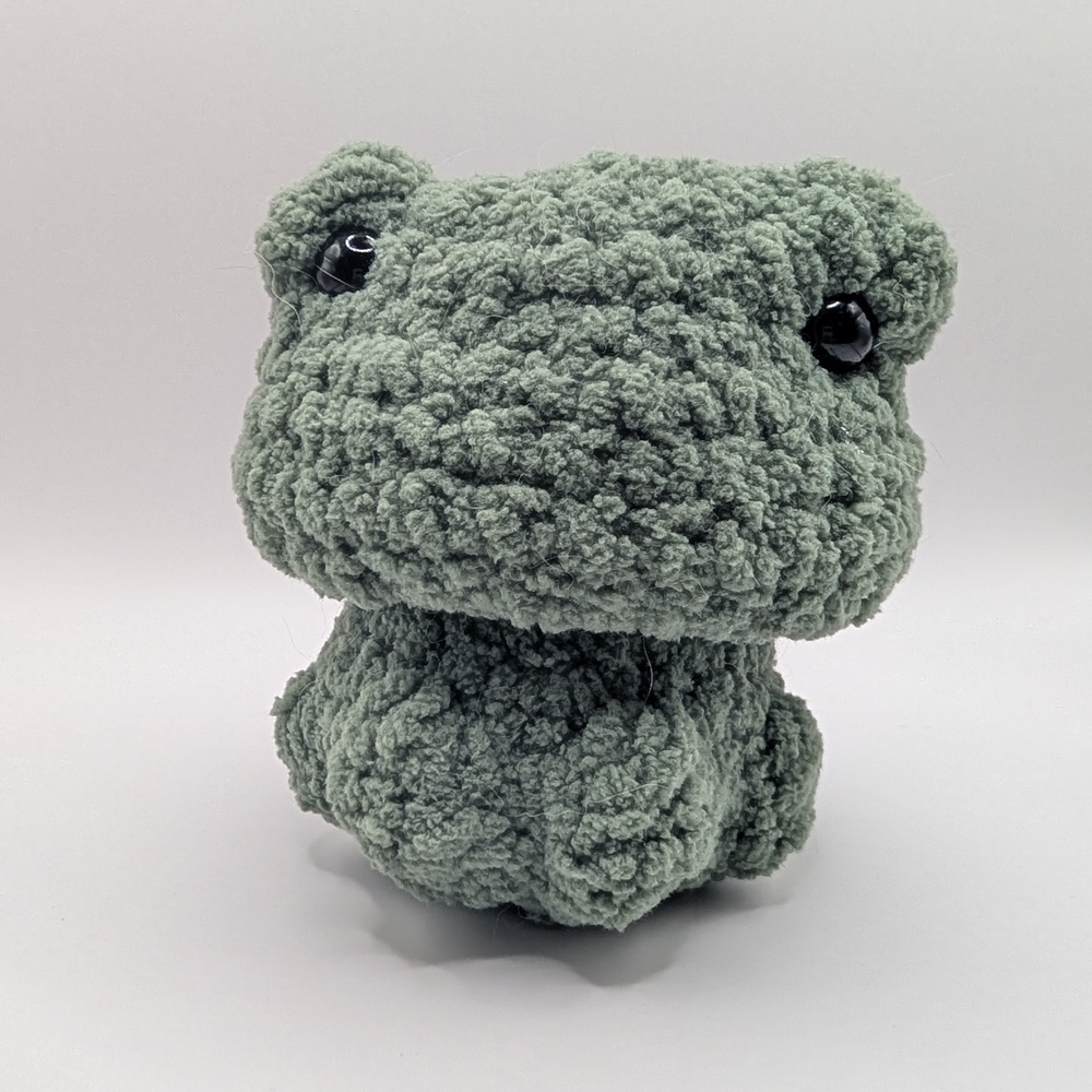 Plush Green Frog Toy
